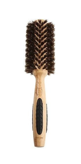 BASS Straighten and Curl Round Hairbrush, Bristle - Medium barrel