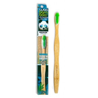 Woobamboo Adult standard handle toothbrush –Medium