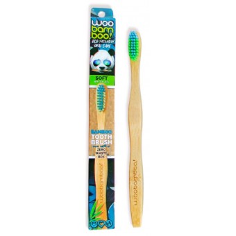 Woobamboo Adult standard handle toothbrush – Soft