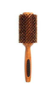 BASS Straighten and Curl Round Hairbrush, Bristle - Large barrel