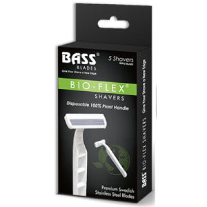 Bass Brushes The Bio-Flex Shaver Pack of 5 Shavers