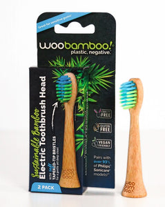 Woobamboo Electonic Toothbrush Heads (2 pack)