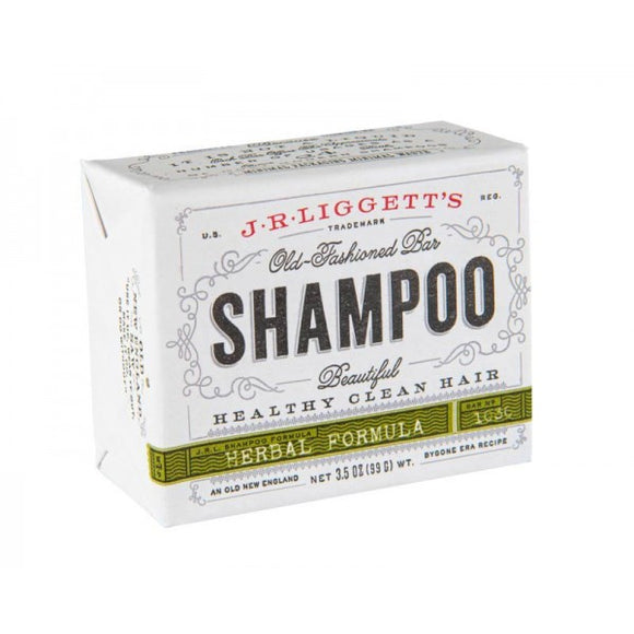 J.R Liggetts Old Fashioned Shampoo Bar with Herbal Formula label