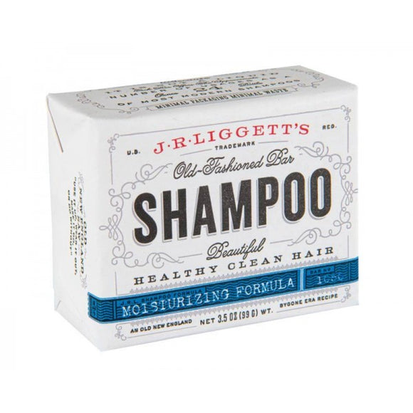 J.R Liggetts Old Fashioned Shampoo Bar with Moisturizing Formula label