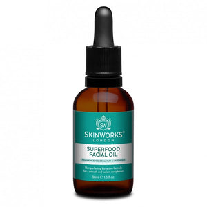 Bottle of SkinWorks Superfood Facial Oil 30ml